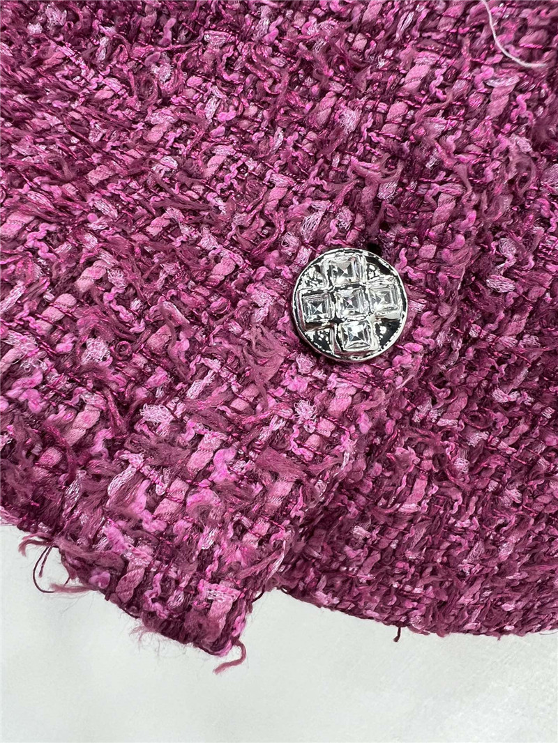 Ch**el tweed woven coat replica d&g clothing