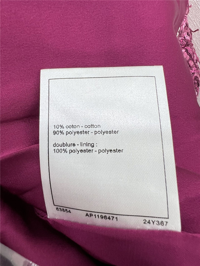 Ch**el tweed woven coat replica d&g clothing