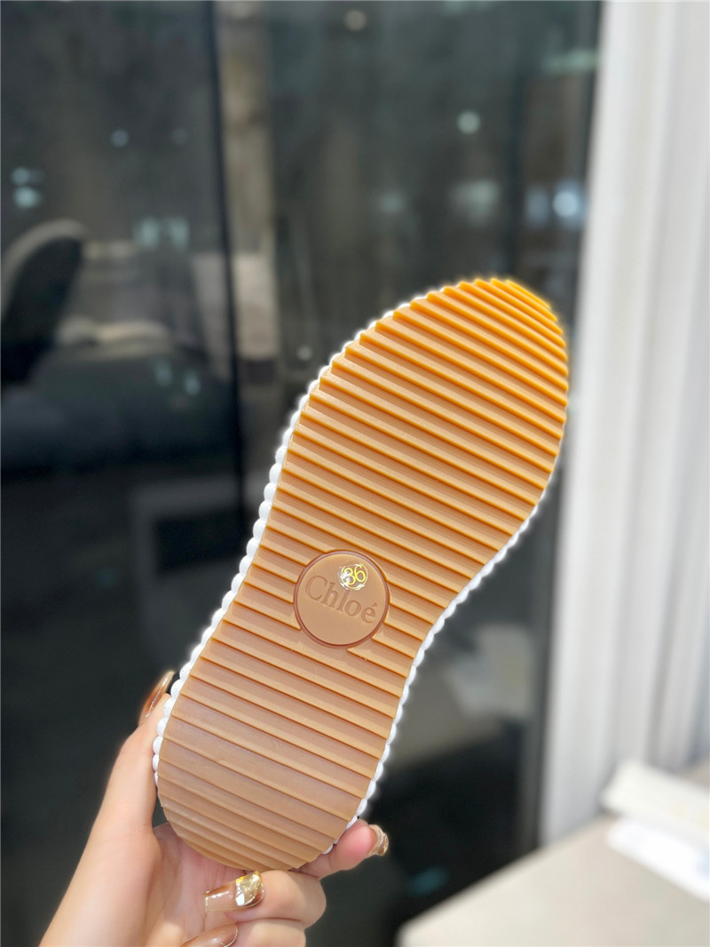 Chloé Lace-Up Rainbow Sneakers Black