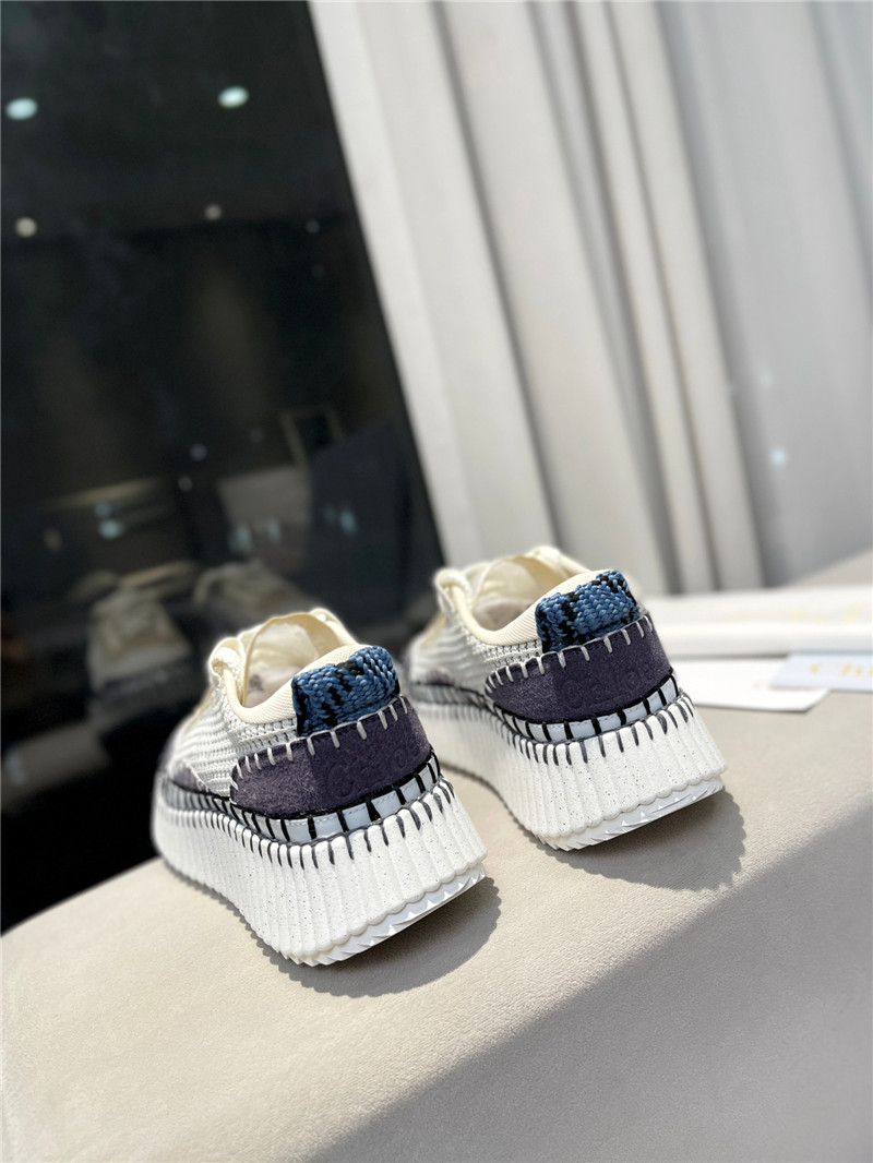 Chloé Lace-Up Rainbow Sneakers Sale