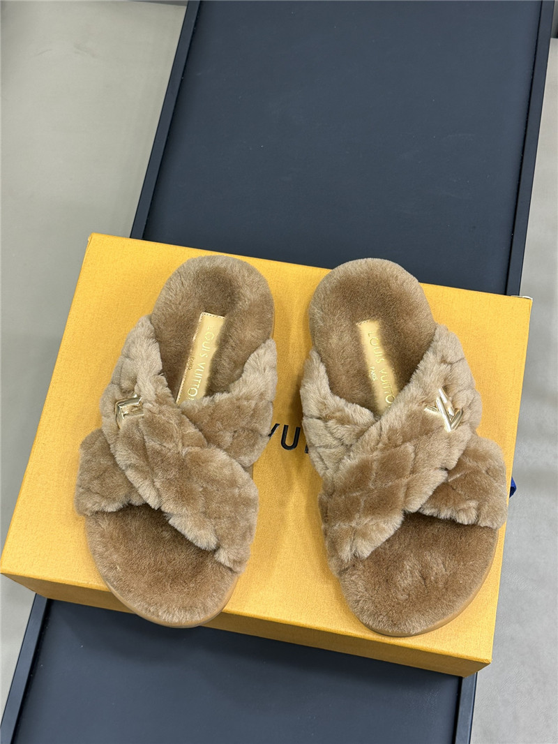 l0vis Vvtt0n lv bliss comfort mule camel