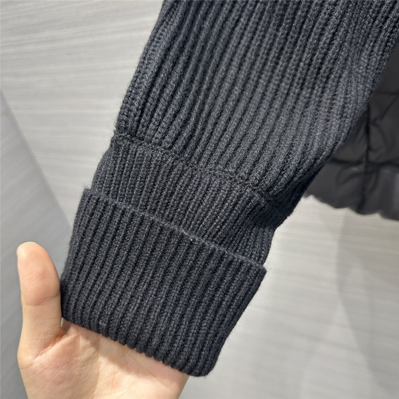 Brunello Cucinelli Navy Padded Hooded Jacket