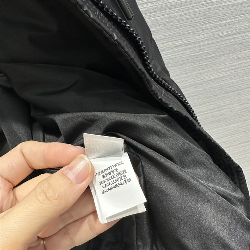 Brunello Cucinelli Navy Padded Hooded Jacket