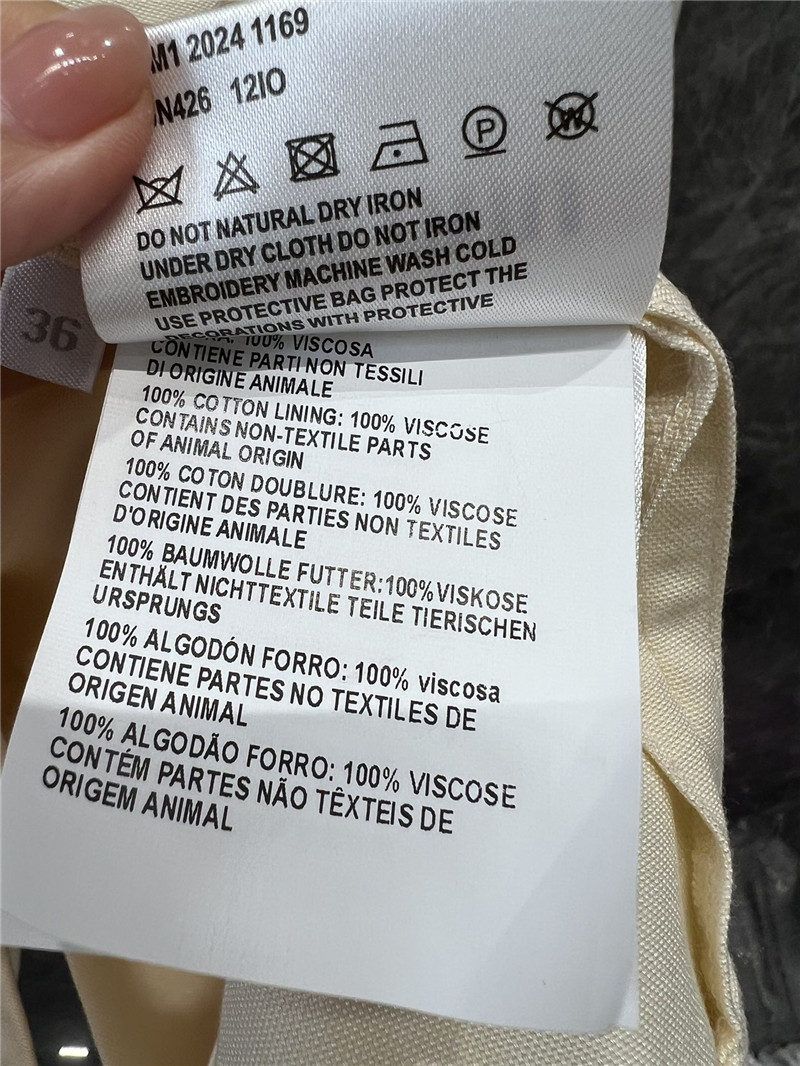 M1um1u lapel single-breasted white suit jacket replica clothes