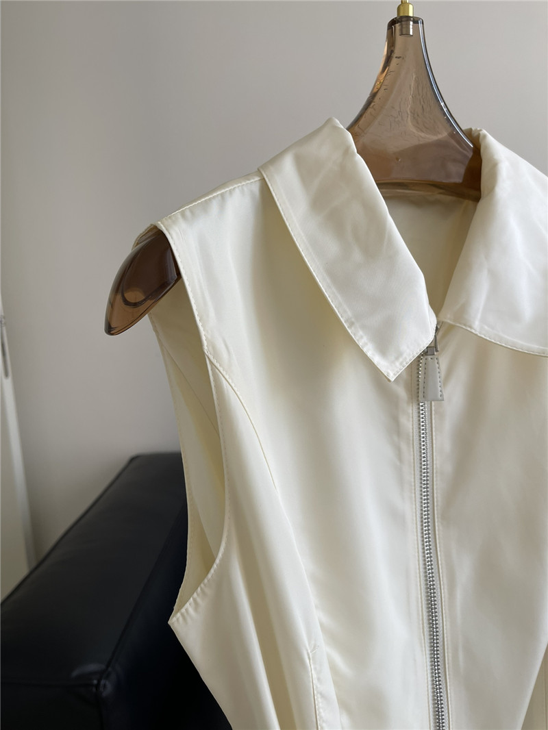 Pra*a sleeveless nylon dress replica designer clothes