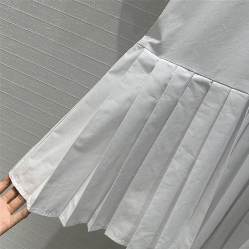 M1um1u shirt-style short-sleeved dress replica clothing