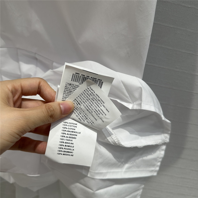 M1um1u shirt-style short-sleeved dress replica clothing