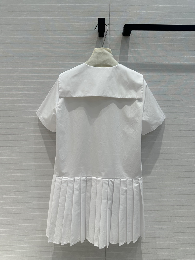 M1um1u shirt-style short-sleeved dress replica clothing