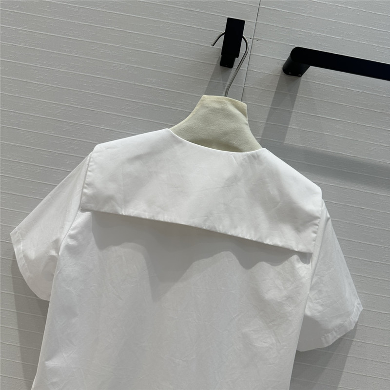 M1um1u shirt-style short-sleeved dress replica clothing