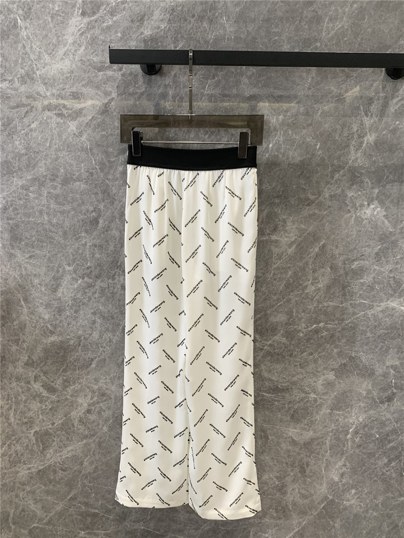 A1exa*der wang flocked printed casual pants replicas clothes