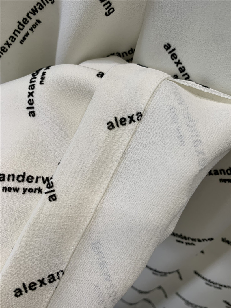 A1exa*der wang flocked printed casual pants replicas clothes