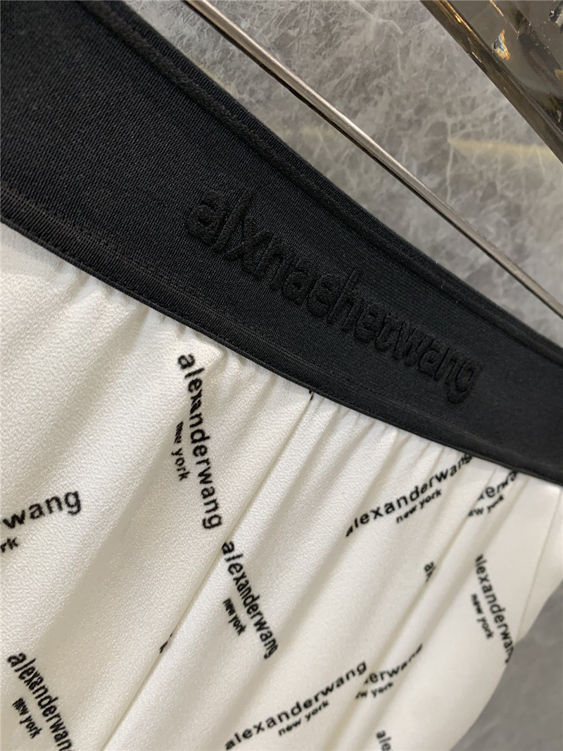 A1exa*der wang flocked printed casual pants replicas clothes