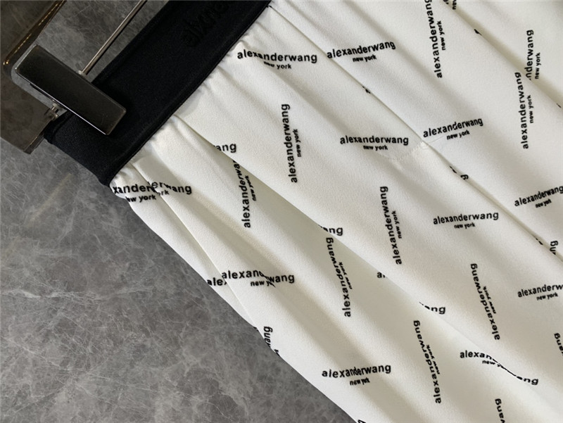 A1exa*der wang flocked printed casual pants replicas clothes