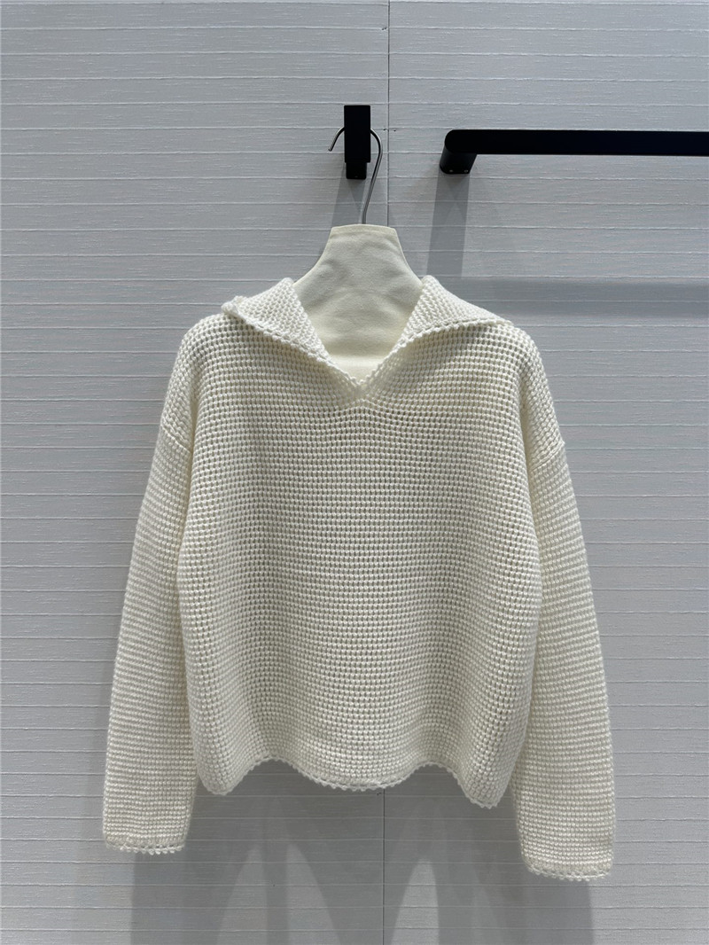 D10r hollow crochet hooded sweater replica d&g clothing