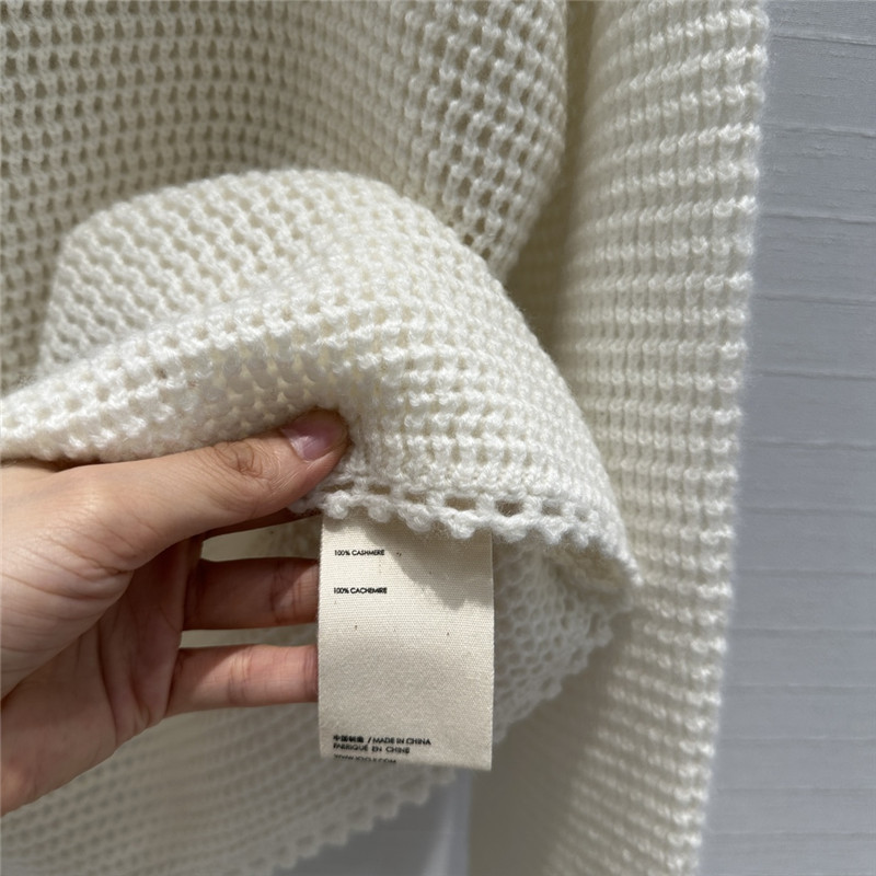 D10r hollow crochet hooded sweater replica d&g clothing