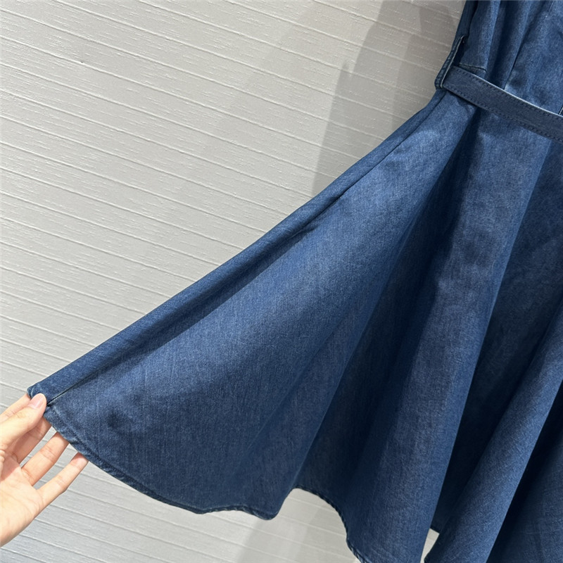 Va1e*ntin0 tencel denim dress replica clothing sites