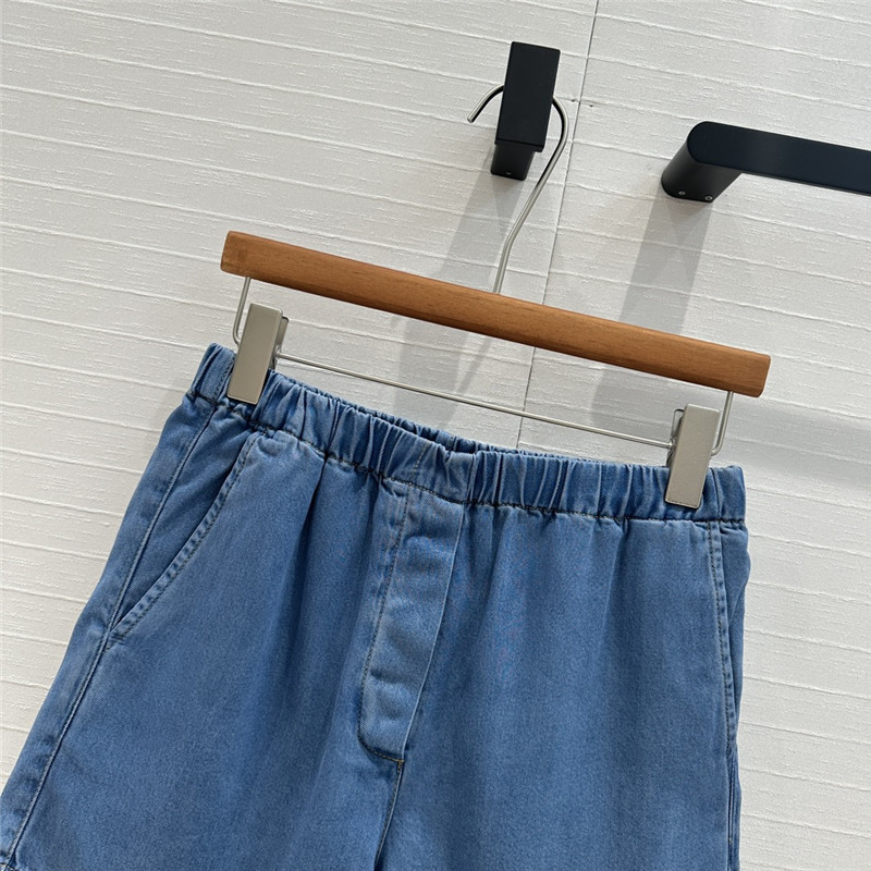 M1um1u retro primary blue soft denim shorts replicas clothes