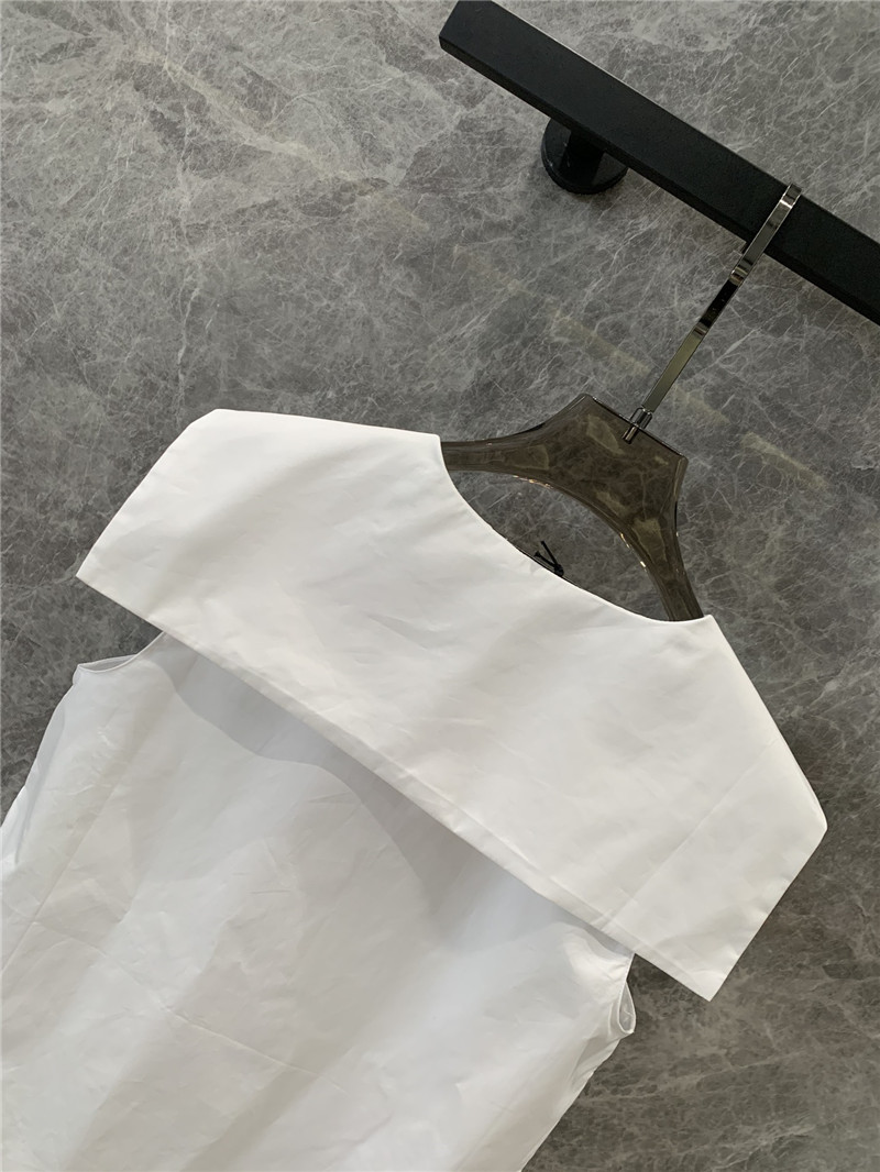 M1um1u navy collar tie shirt replica designer clothing websites