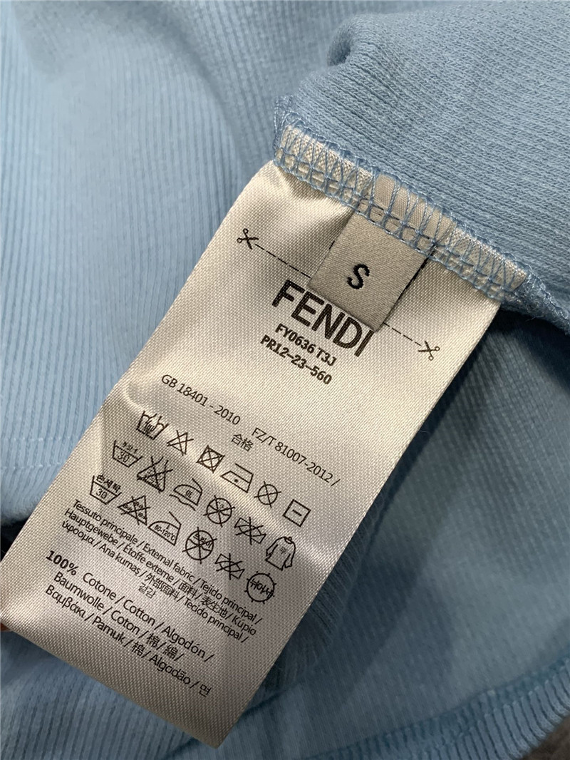 F**di crew neck short sleeve t-shirt replica d&g clothing