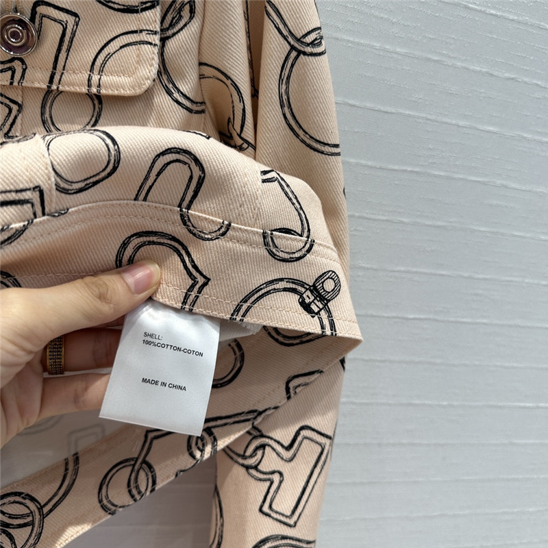 H**me5 heart chain denim jacket replica designer clothes