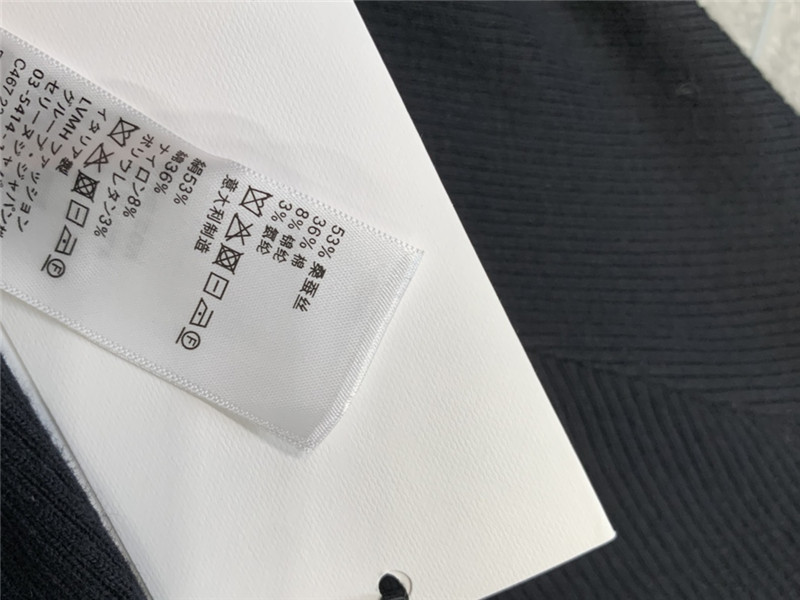 Ce1i*e lace-up v-neck knit top replica d&g clothing