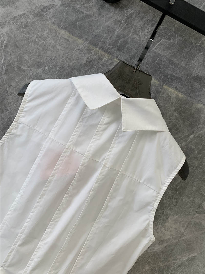 M1um1u rhinestone sleeveless vest shirt replica d&g clothing