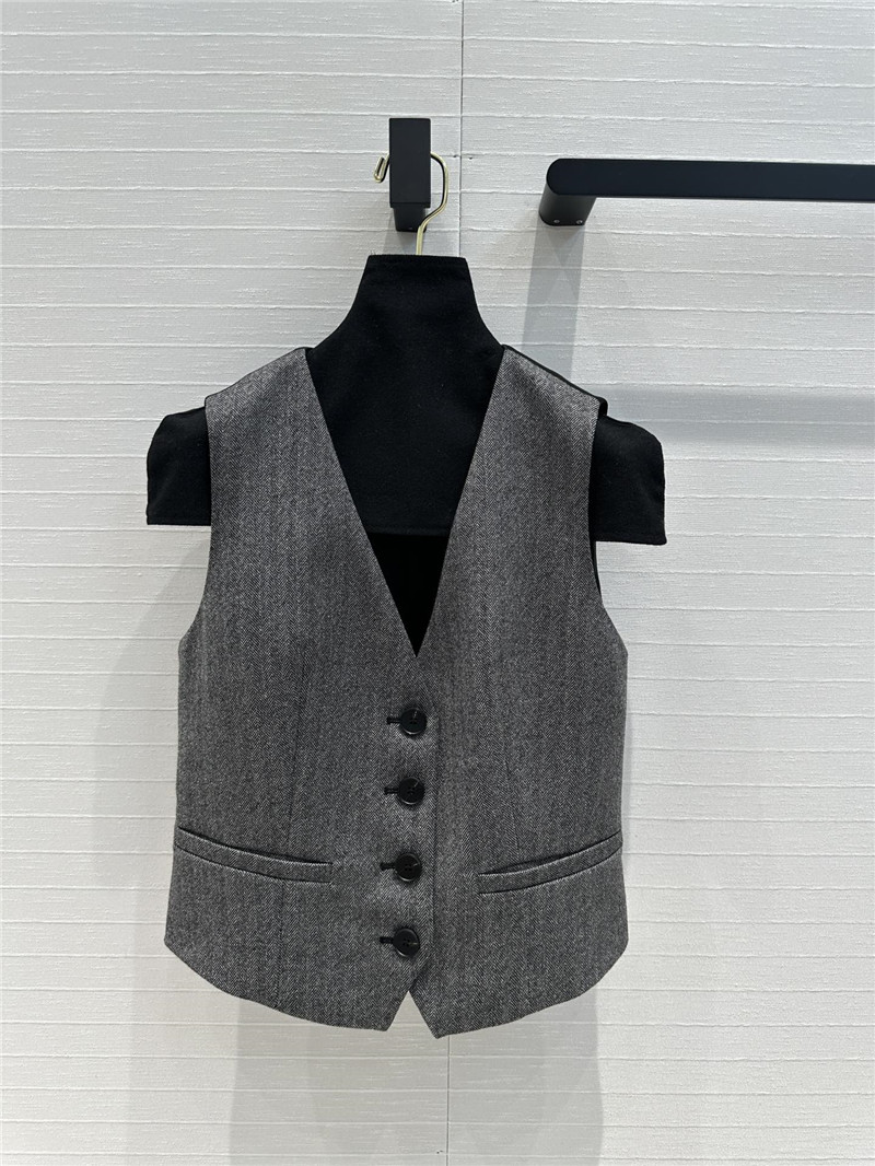 dio art style herringbone vest small jacket replica d&g clothing