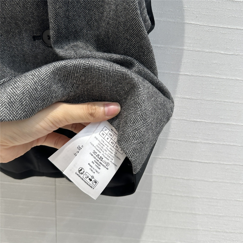 dio art style herringbone vest small jacket replica d&g clothing