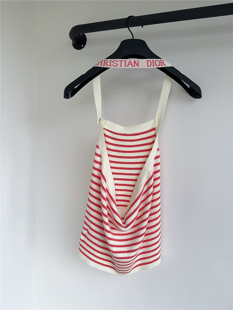 D10r halterneck knitted vest replica designer clothes