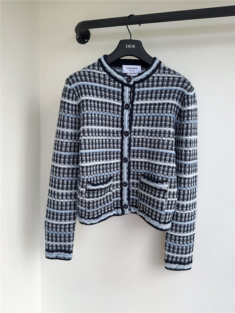THOM BROWNE preppy cardigan jacket replica clothing sites