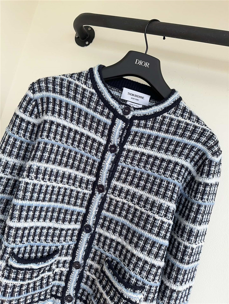 THOM BROWNE preppy cardigan jacket replica clothing sites