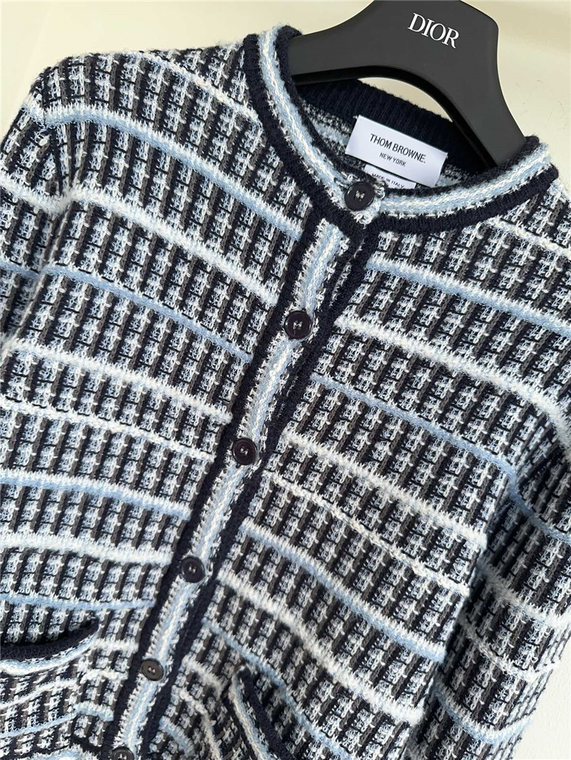 THOM BROWNE preppy cardigan jacket replica clothing sites