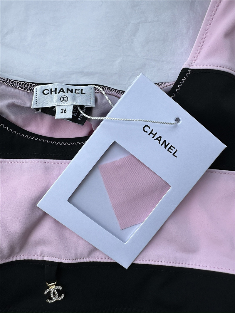 Ch**el contrast striped top replica clothing sites