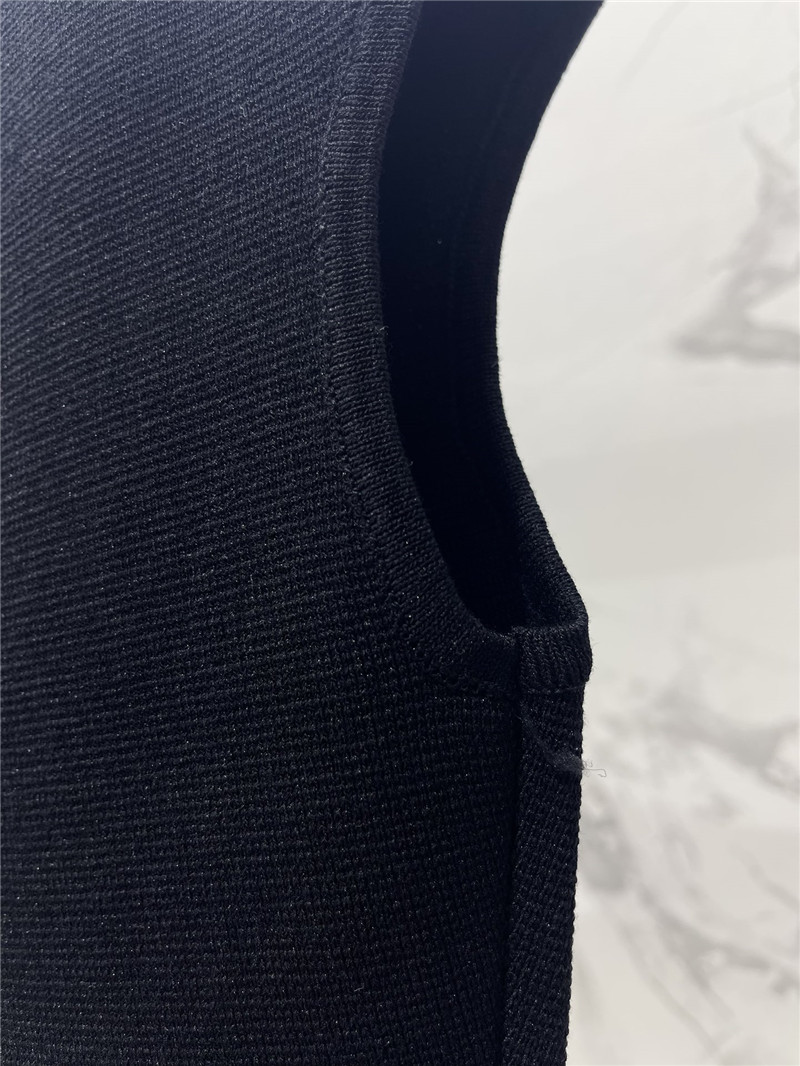 Pra*a sleeveless knitted vest dress replicas clothes