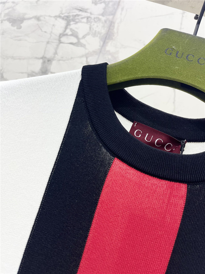 Gvc*1 contrast color knitted skirt cheap replica designer clothes