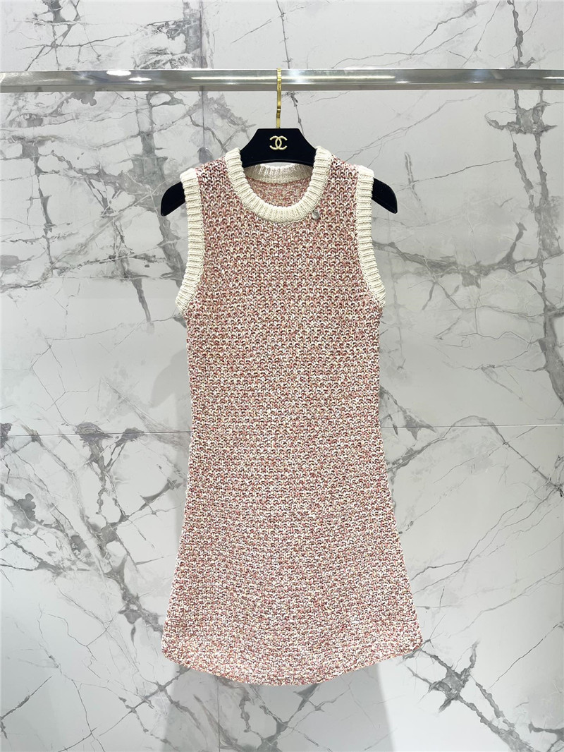 Ch**el knitted vest dress replica clothing sites