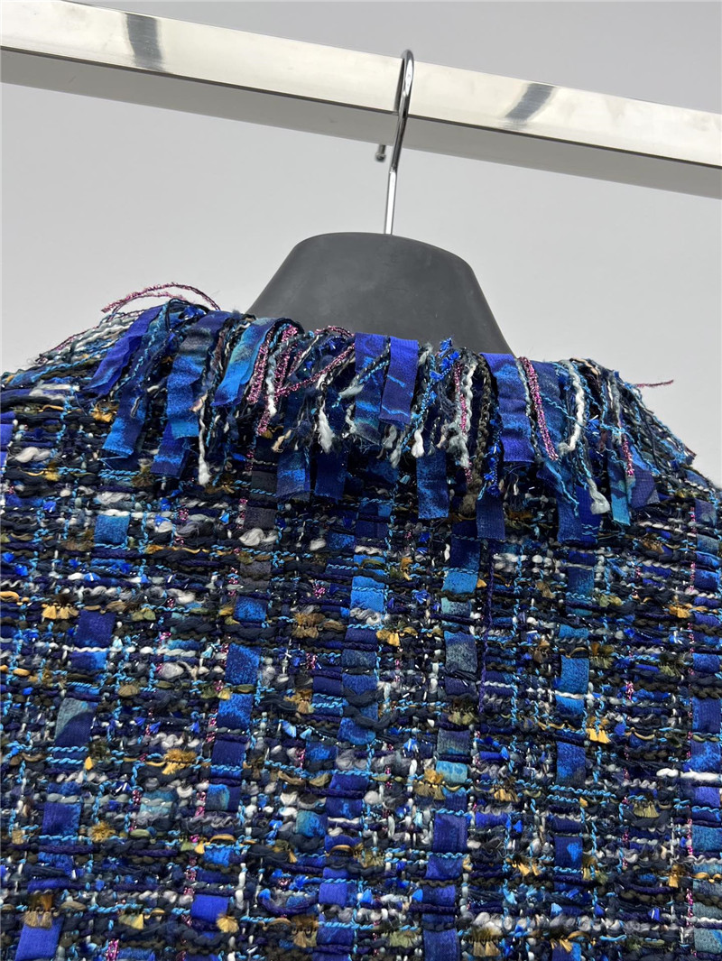 Balmain braided fringe coat replica clothing sites