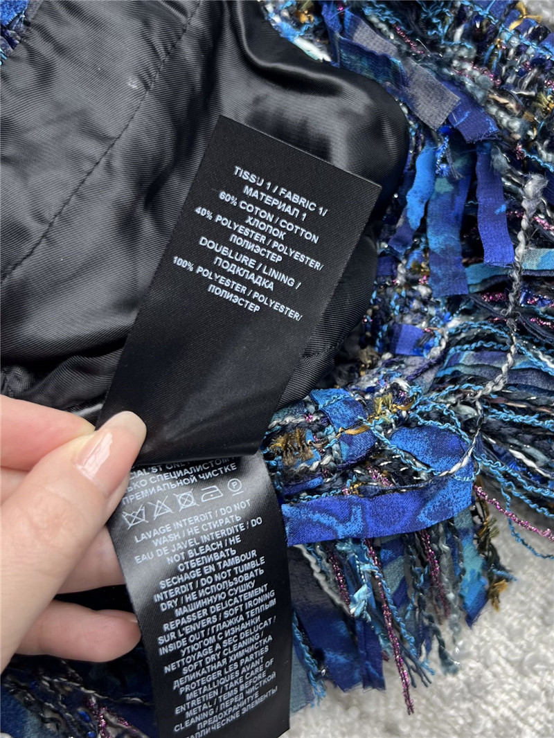 Balmain braided fringe coat replica clothing sites