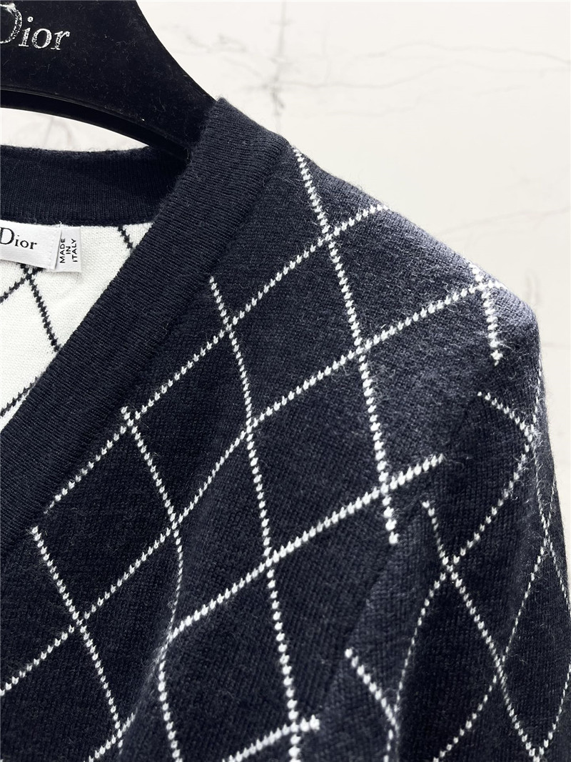 d10r D1am0nd knitted button cardigan replica clothing sites