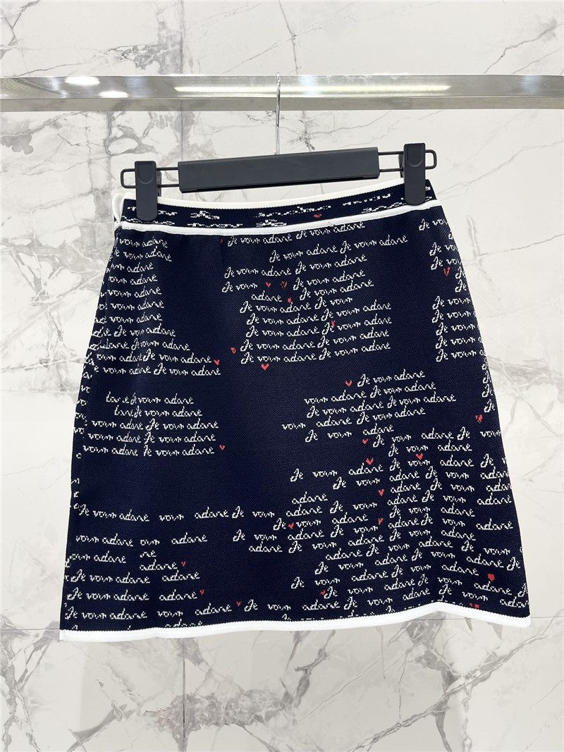 D10r knitted skirt cheap replica designer clothes