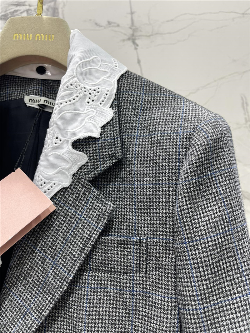 M1um1u detachable lace collar suit replica clothing sites