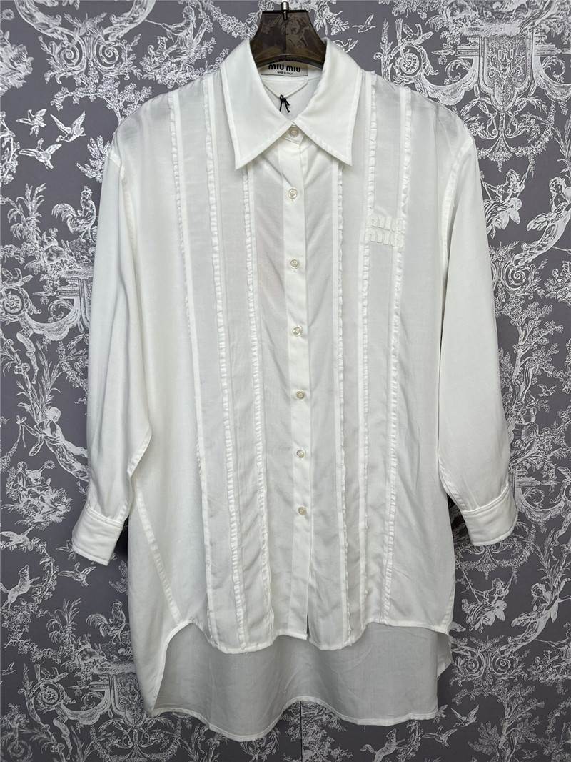 M1um1u lace shirt dress replica clothing sites