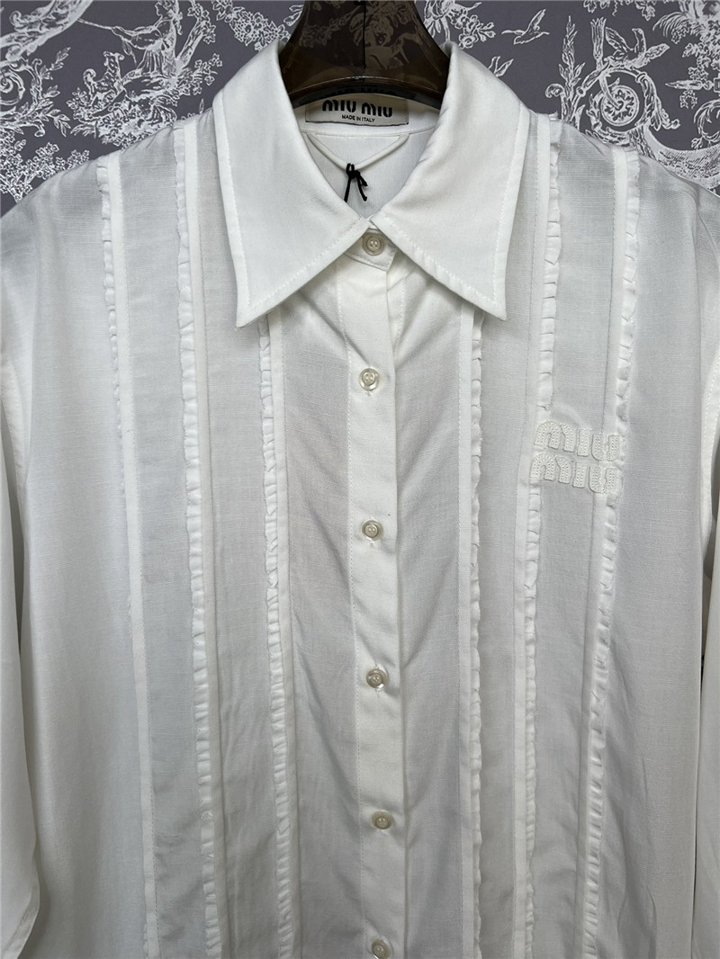 M1um1u lace shirt dress replica clothing sites