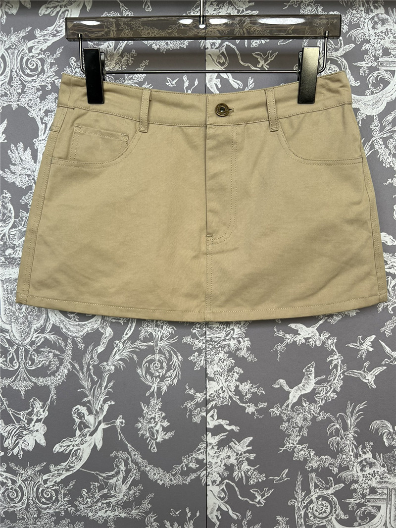 M1um1u khaki casual shorts replica designer clothes
