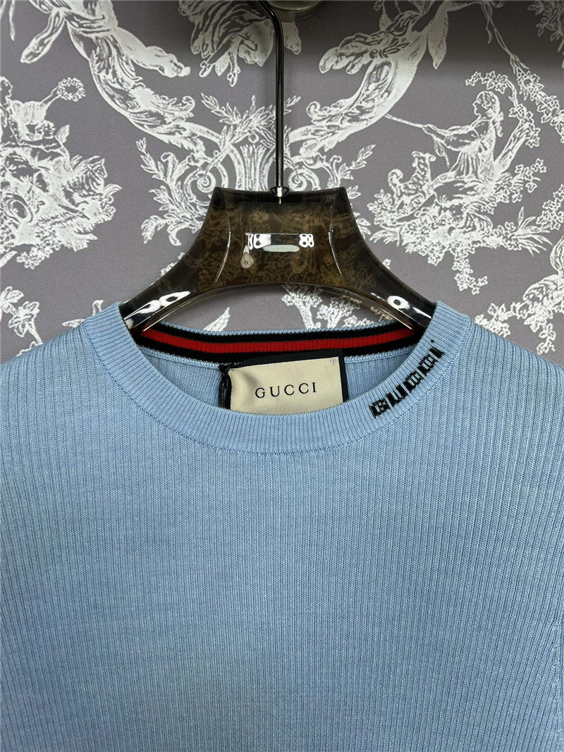 Gvc*1 knitted mid-sleeve bottoming shirt replica clothing sites