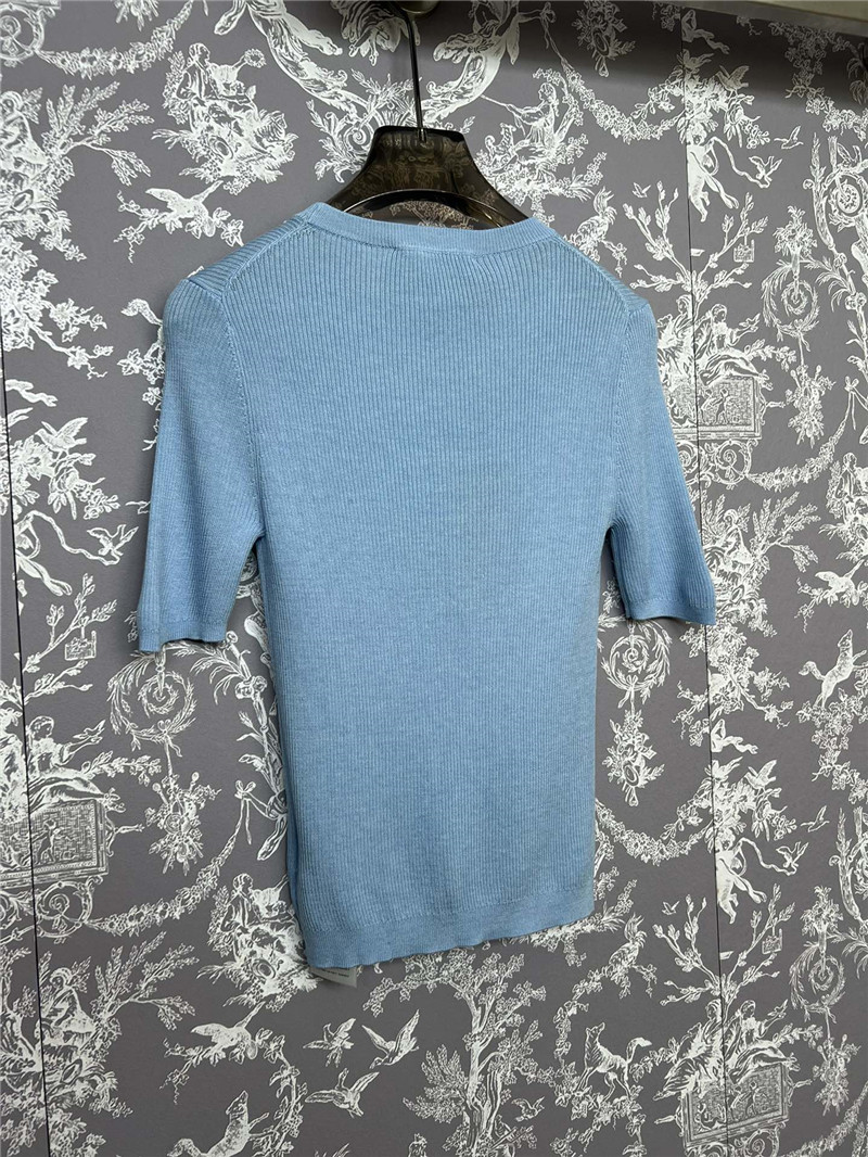 Gvc*1 knitted mid-sleeve bottoming shirt replica clothing sites
