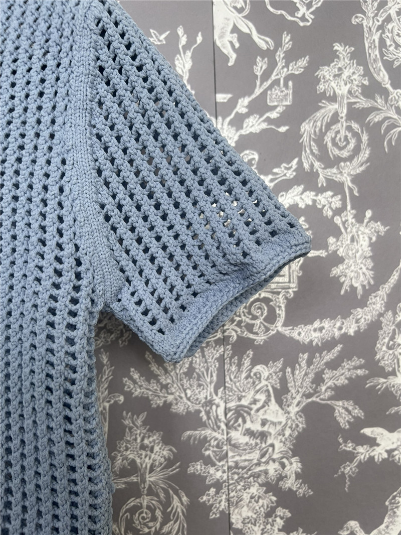 A1exa*der wang hollow knit short sleeve replicas clothes