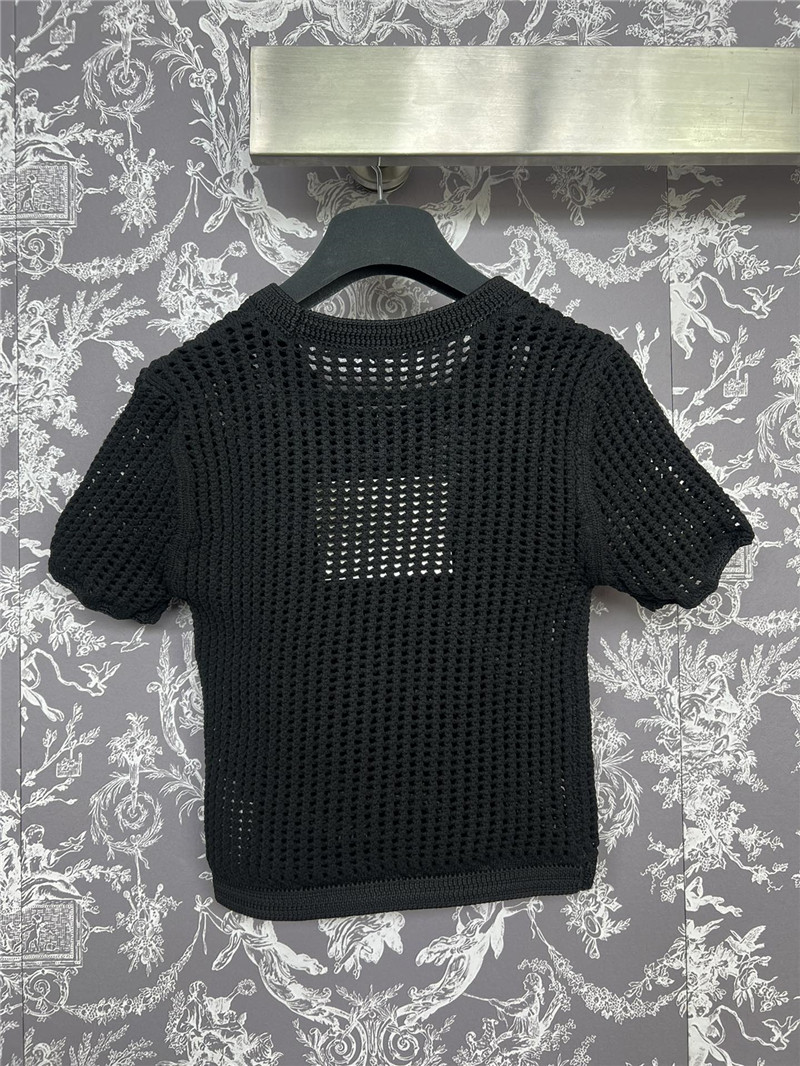 A1exa*der wang hollow knit short sleeve replicas clothes