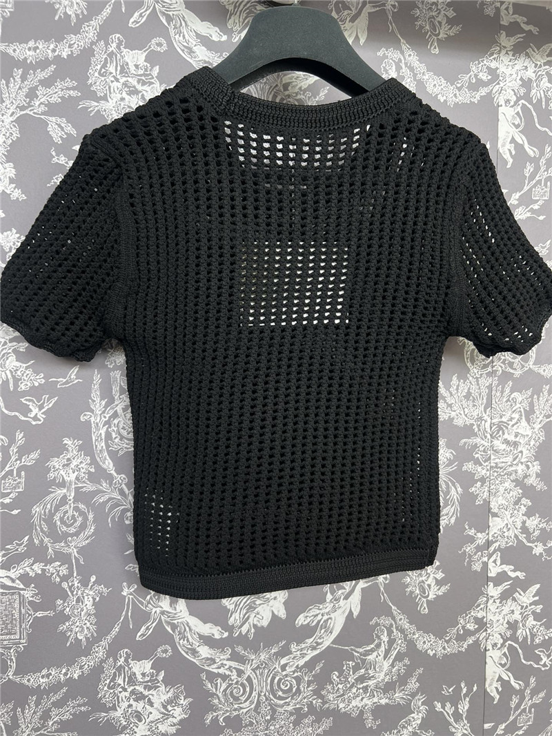 A1exa*der wang hollow knit short sleeve replicas clothes