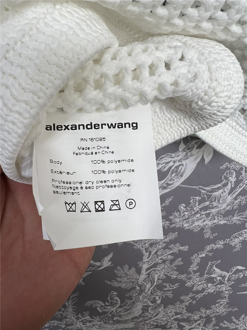 A1exa*der wang hollow knit cardigan replica clothes
